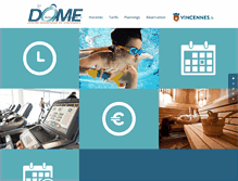Tablet Screenshot of ledomedevincennes.fr